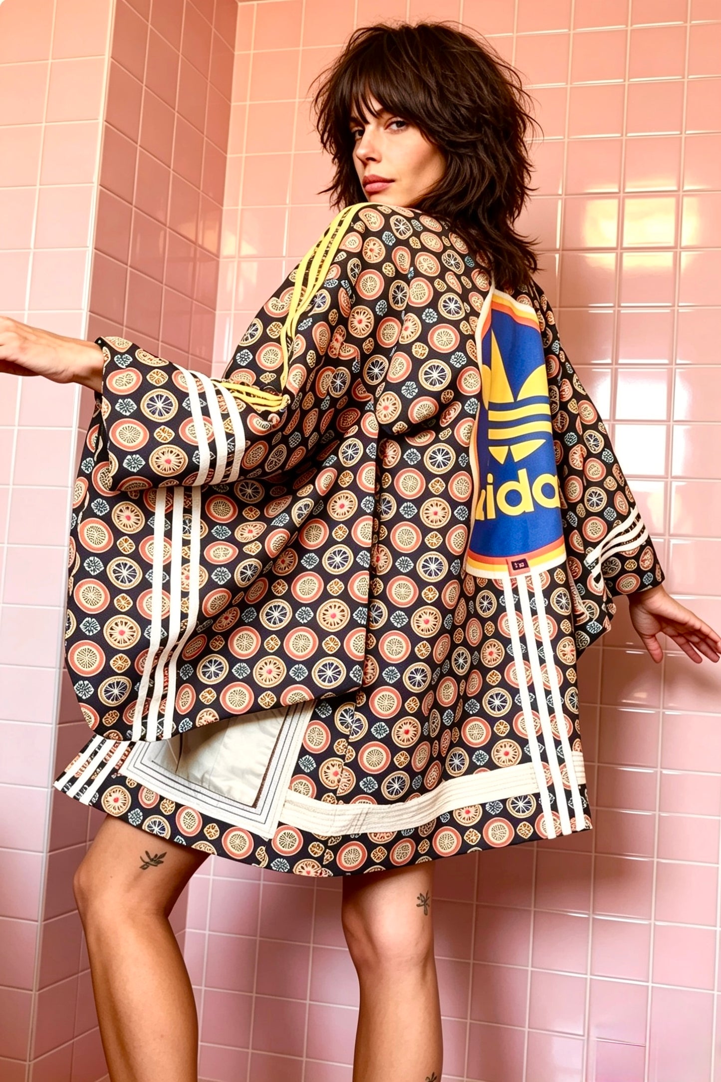 Adidas Reworked Kimono – Geo Print Mix (Foulard Print)