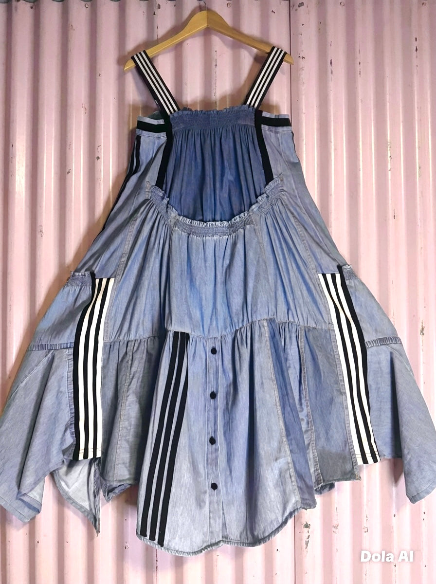 Denim sports dress