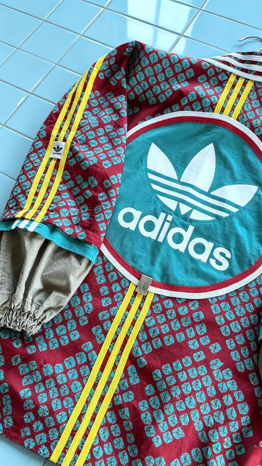 Adidas Reworked Kimono – Yellow 3 Stripe Detail