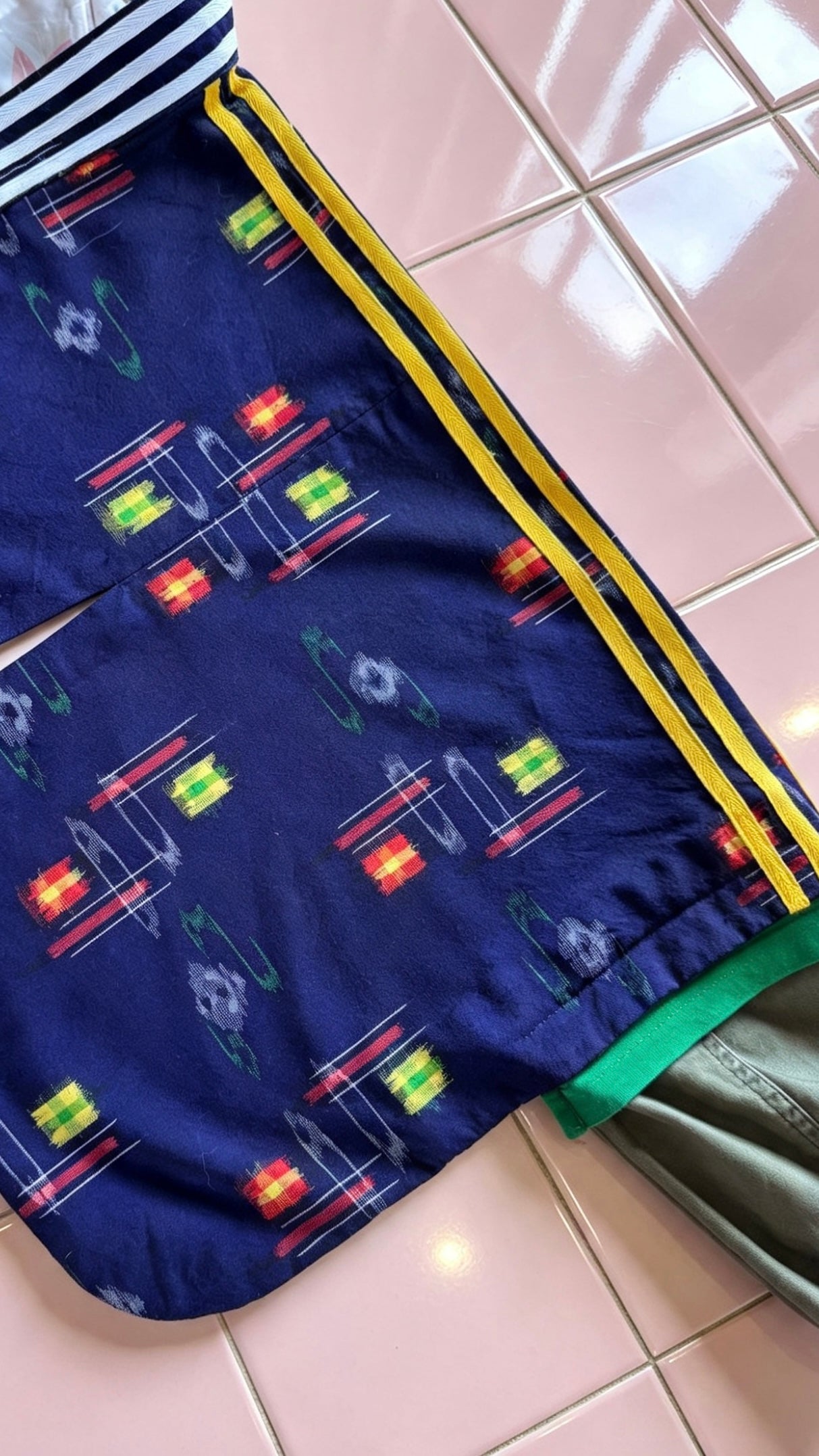 Adidas Reworked Navy Wool Blend Kimono