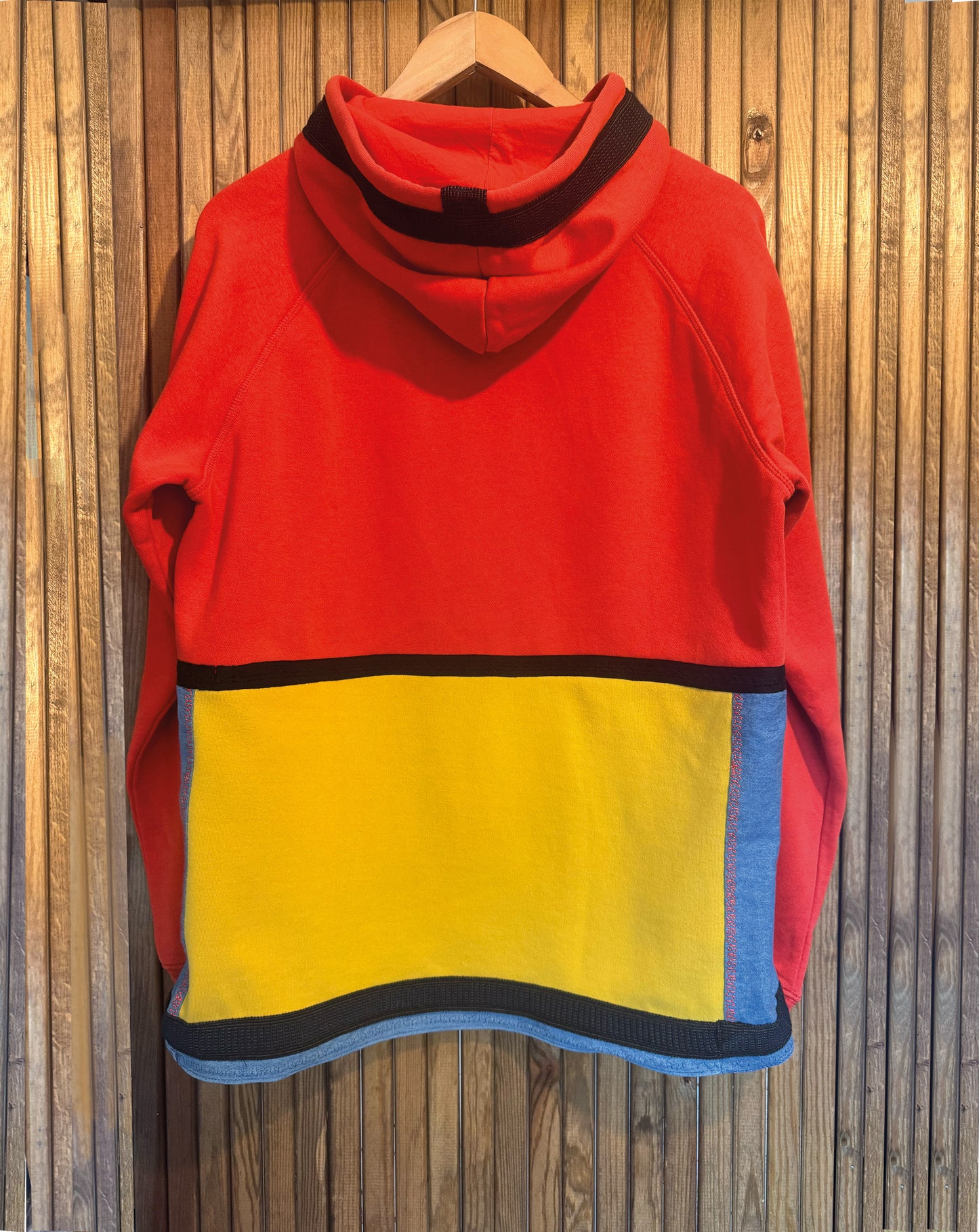 Labubu hoodie with embroidered Labubu, Adidas hybrid.