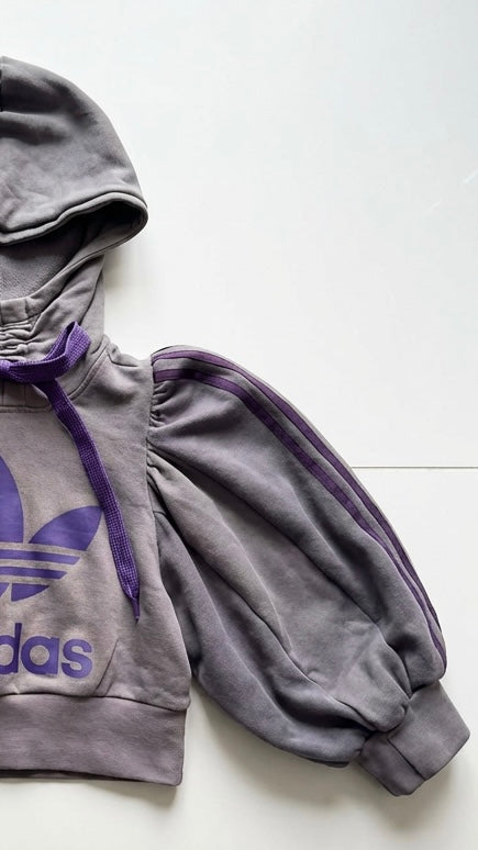 grey and purplw adidas co-ord