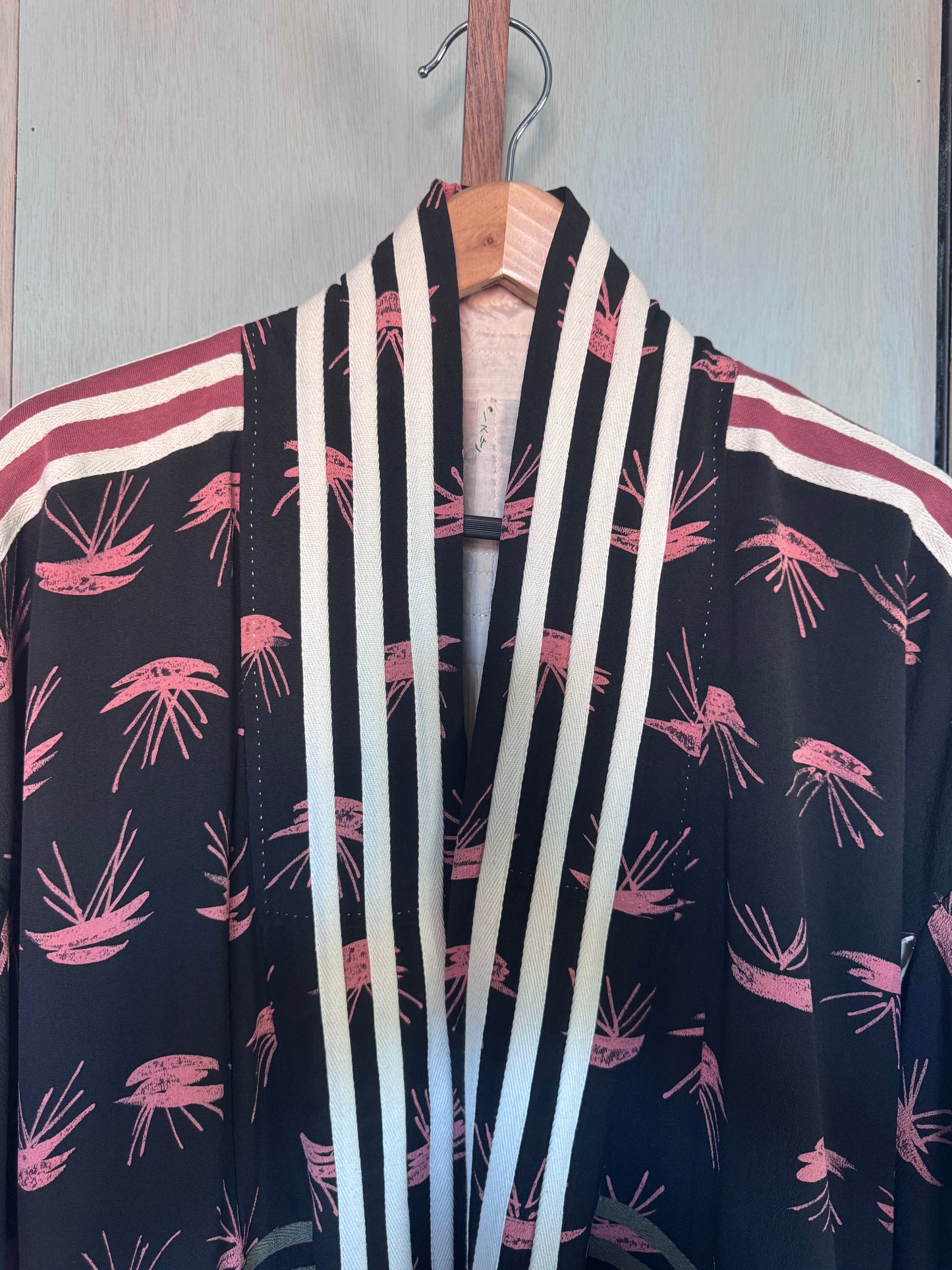 Adidas Reworked Longline Silk Kimono – Camo Pocket Detail