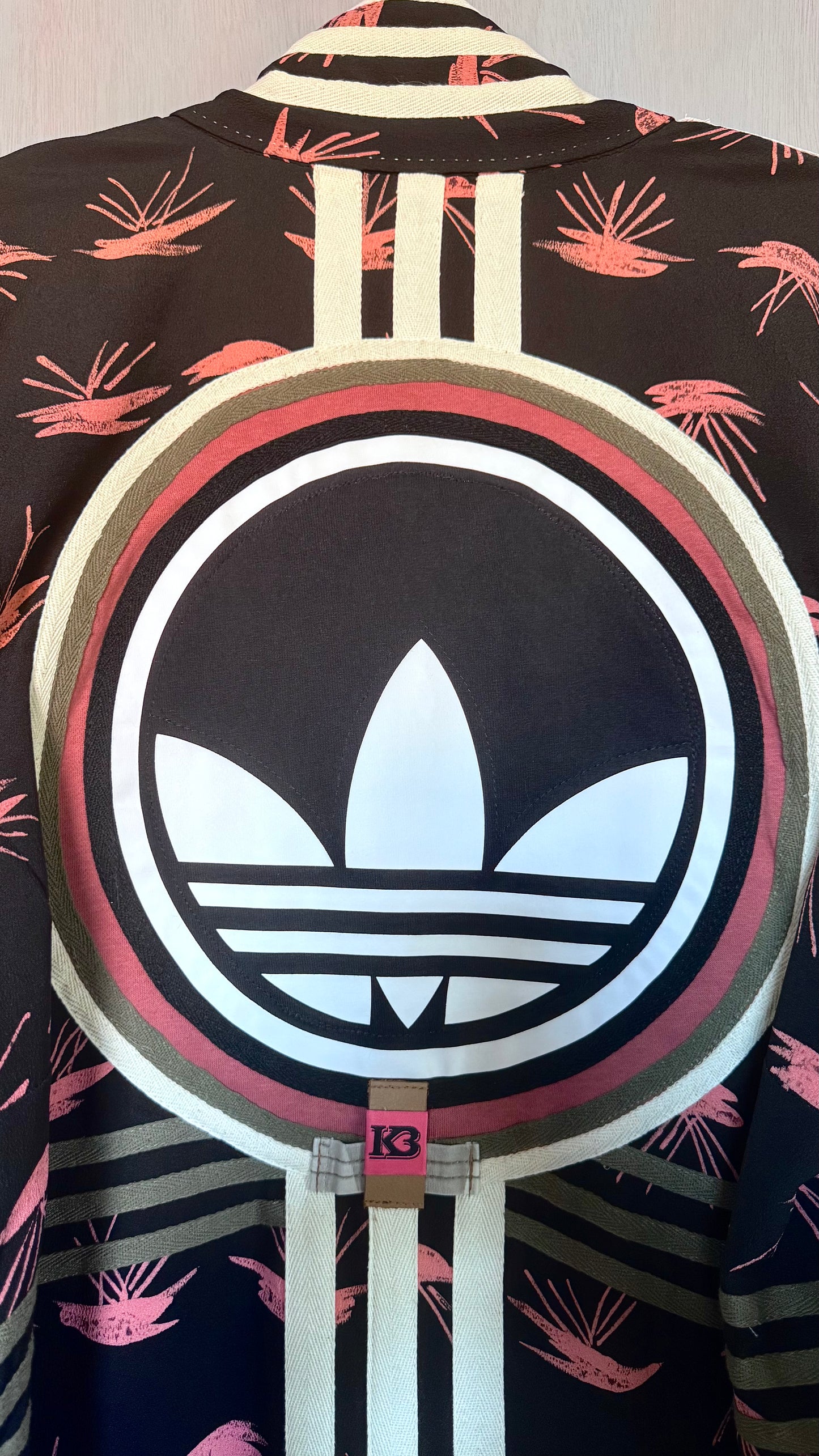 Adidas Reworked Longline Silk Kimono – Camo Pocket Detail