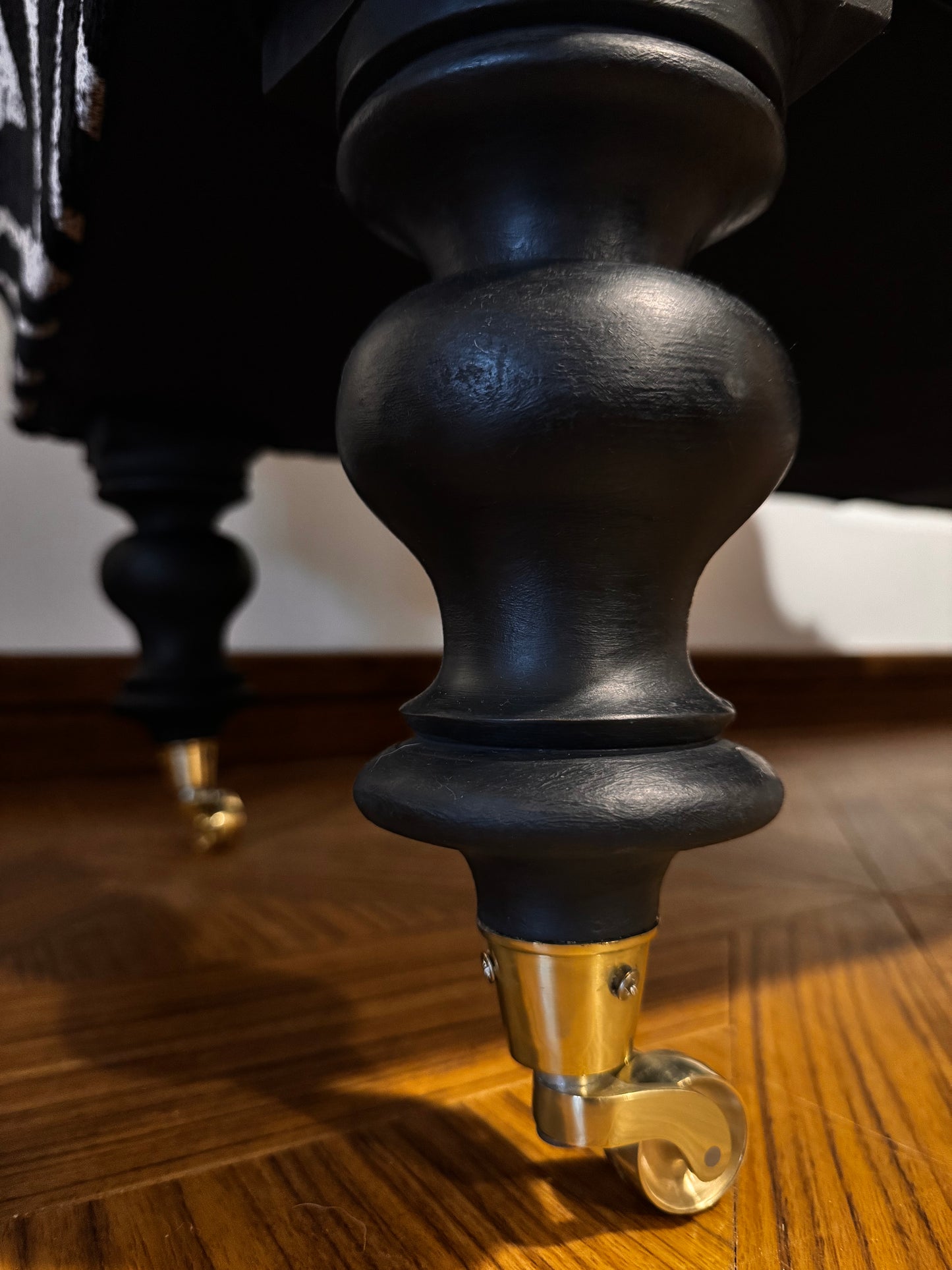 Chaise longue-Zebra velvet