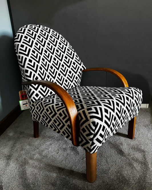 1930's Deco style chair in Geo Design