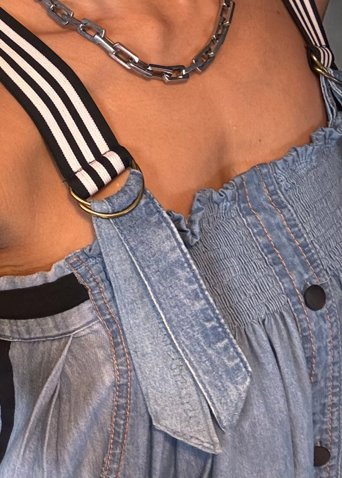 Denim sports dress